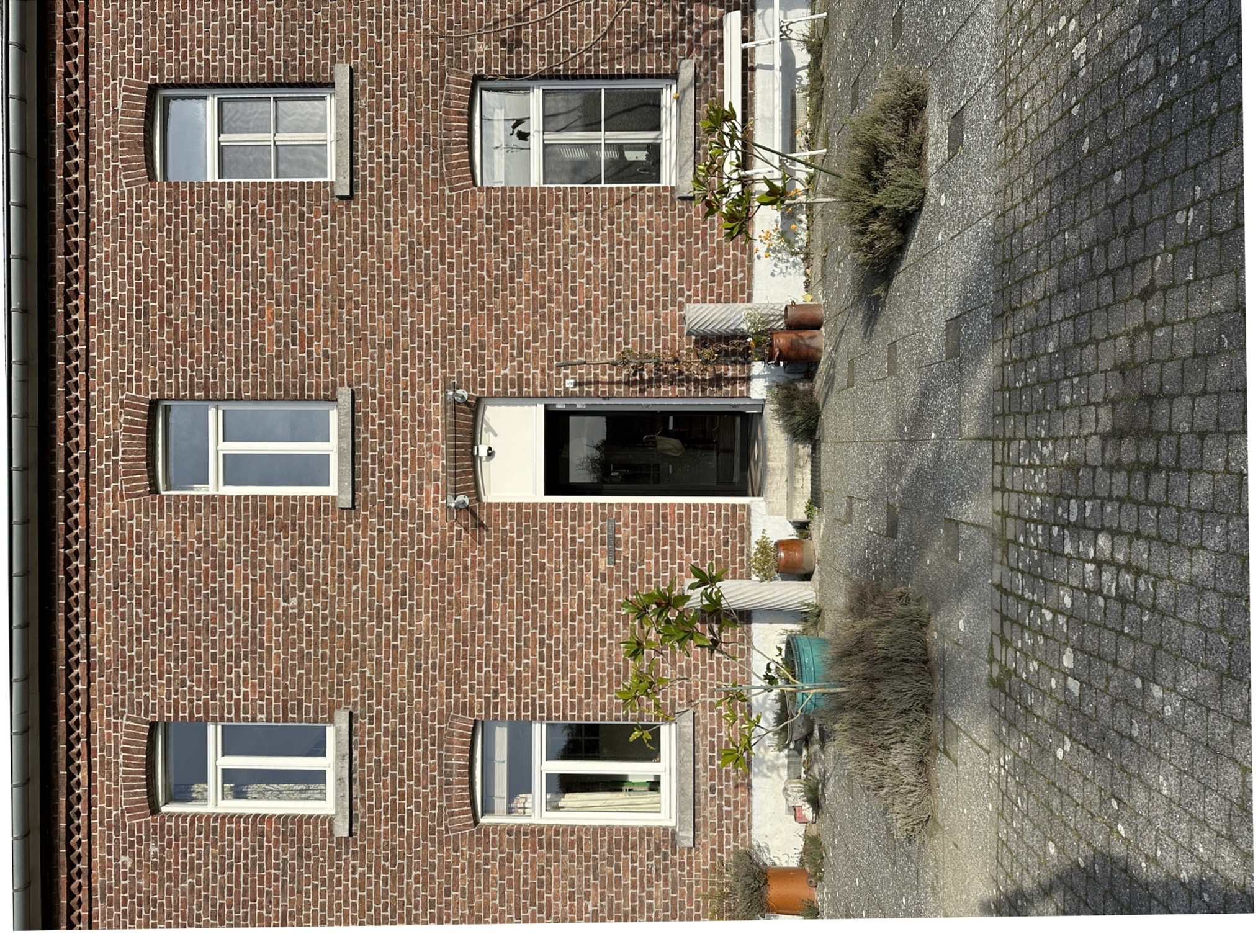 Entrance to the No. 5 artist residency farmhouse in Epen