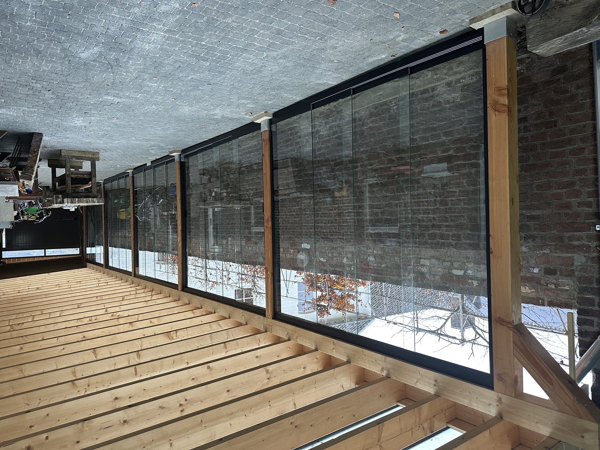 Exhibition space for work developed during the residency