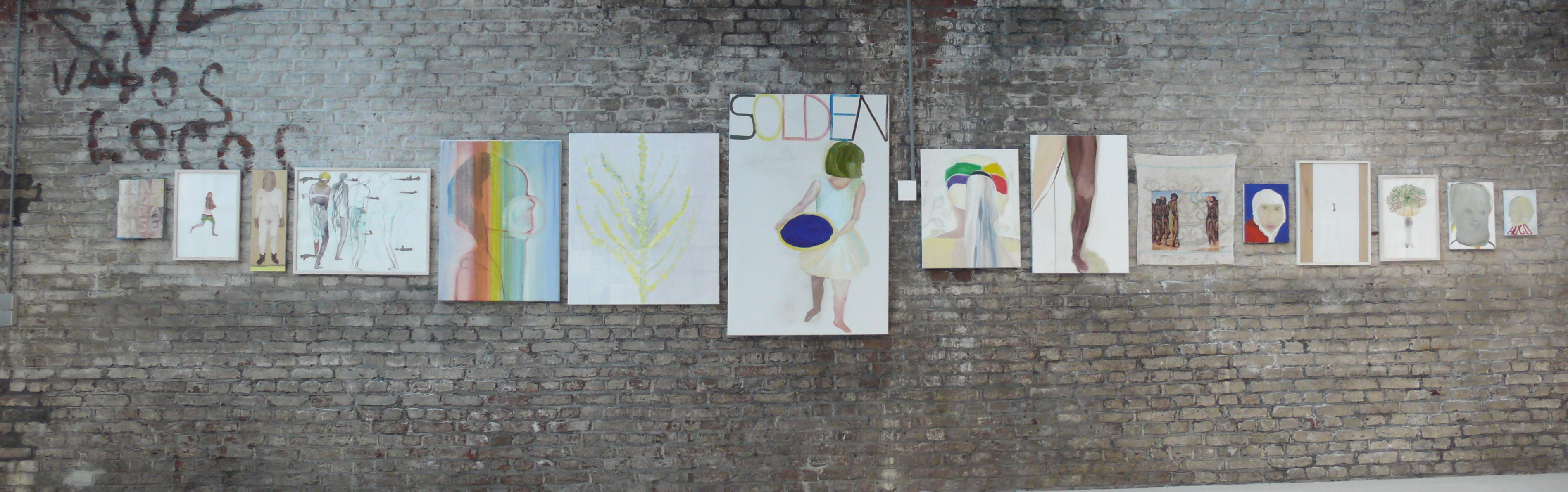 Hout voor dageraad, 2020 oil paintings installation view